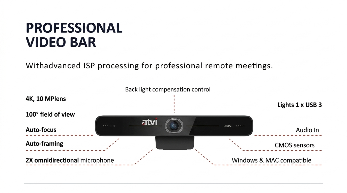 atvi Professional Video Bar 4K