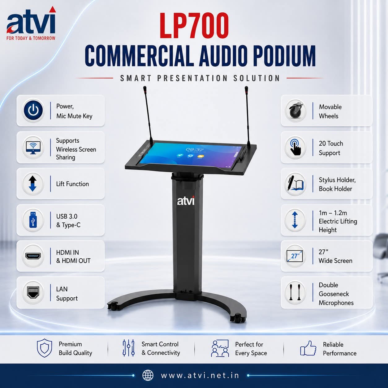 atvi- LP700 (AUDIO PODIUM WITH DISPLAY) - Image 2