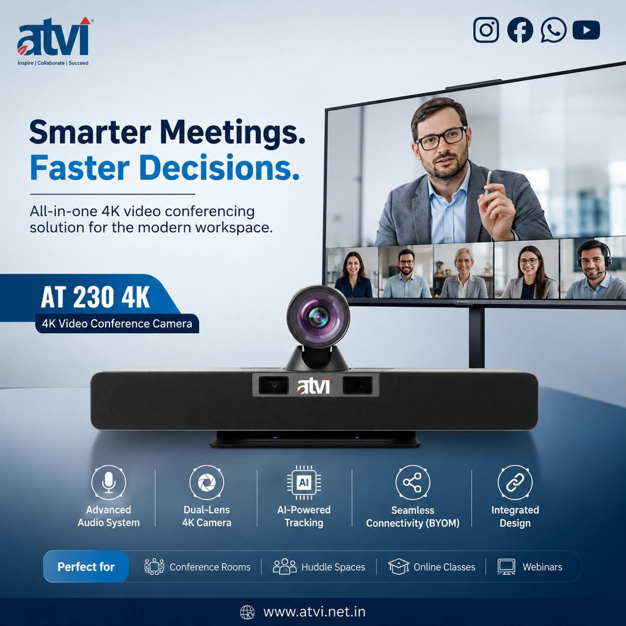 atvi - AT230VB (4K VIDEO BAR) - Image 2