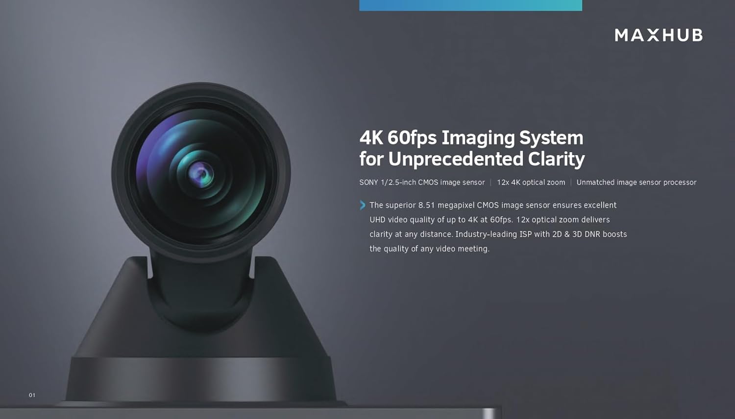 MAXHUB 4K PTZ CAMERA - Image 2